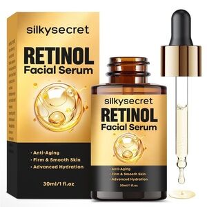Retinol Serum for Face 2% Retinol + Vitamins C&E, Aging Facial Serum 1 oz New